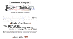 Desktop Screenshot of fontmonkey.com